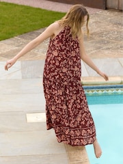 Baukjen Pink Anouk Printed Sleeveless Maxi Dress - Image 3 of 5