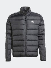 adidas Terrex Black Essentials 3-Stripes Light Down Jacket - Image 7 of 7