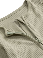 Pijama tipo pelele elástico muy suave con cremallera en 2 direcciones de MORI - Imagen 4 de 4