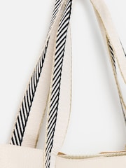Oliver Bonas Cream Emma Cream Stripe Tote Bag - Image 4 of 6