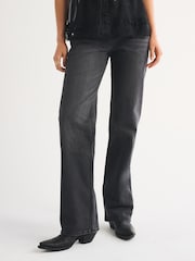 Abercrombie & Fitch Black High Rise 90s Relaxed Fit Denim Jeans - Image 2 of 7