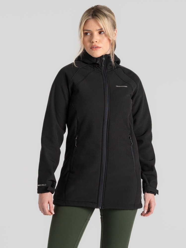 Craghoppers Gwen Hooded Black Jacket - Image 1 of 7