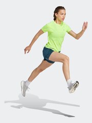 adidas Green Performance Running 1/4 Shorts - Image 3 of 6