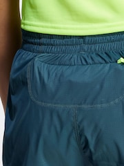 adidas Green Performance Running 1/4 Shorts - Image 4 of 6