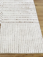 LIVABLISS Brown Architect IV Galey Alix Modern Graphic High Pile Runner - Image 3 of 6