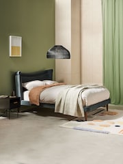 MADE.COM Gunmetal Grey Sawyer Bed in Velvet - Image 1 of 4