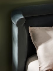 MADE.COM Gunmetal Grey Sawyer Bed in Velvet - Image 2 of 4