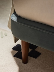 MADE.COM Gunmetal Grey Sawyer Bed in Velvet - Image 3 of 4