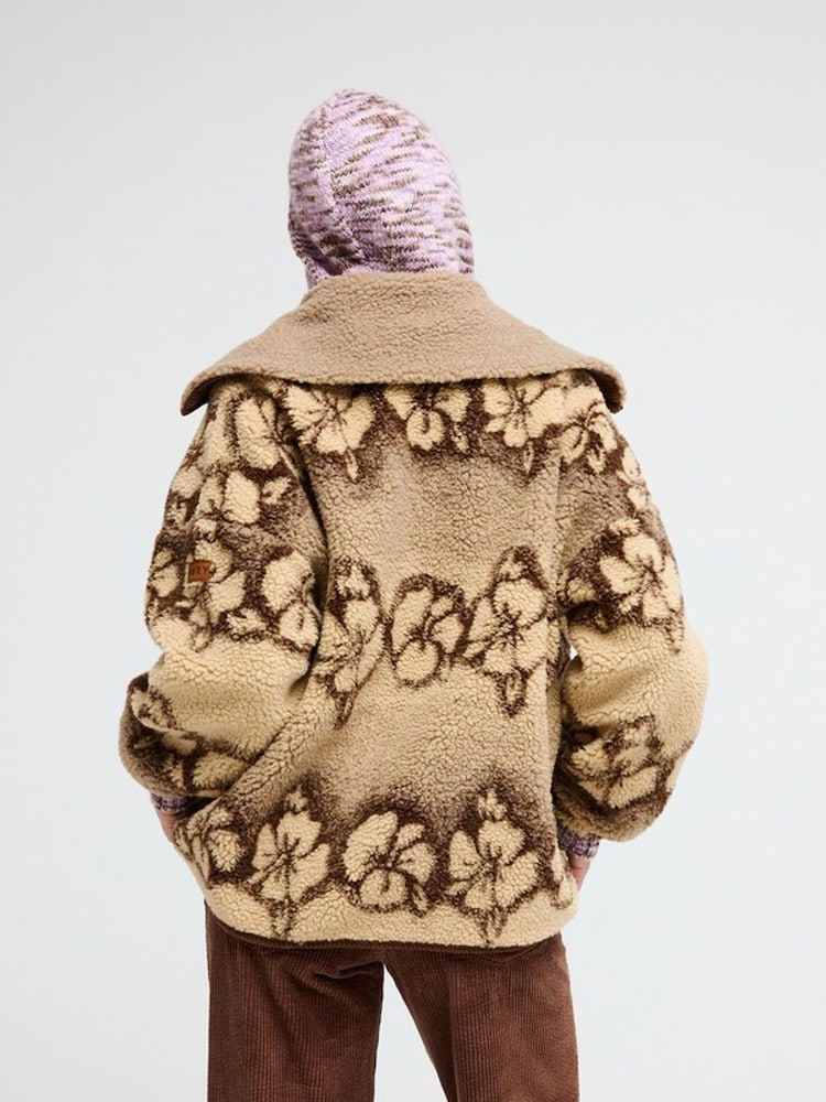 „Roxy Feels Like Winter“ negabaritinė „Sherpa“ striukė su užtrauktuku - 2 paveikslėlis iš 7