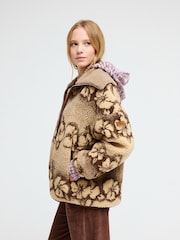 „Roxy Feels Like Winter“ negabaritinė „Sherpa“ striukė su užtrauktuku - 3 paveikslėlis iš 7