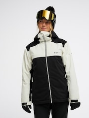 Roxy Black/White Astral Peak Technical Snow Jacket - Image 1 of 13