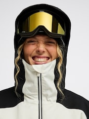 Roxy Black/White Astral Peak Technical Snow Jacket - Image 10 of 13