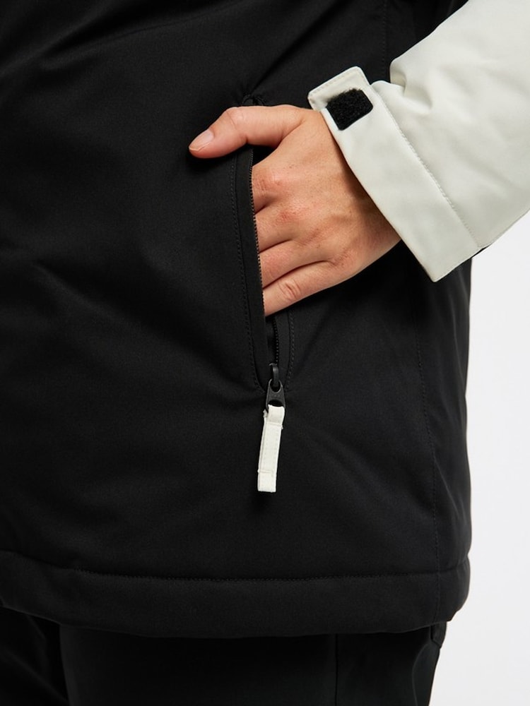 Roxy Black/White Astral Peak Technical Snow Jacket - Image 13 of 13