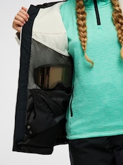 Roxy Black/White Astral Peak Technical Snow Jacket - Image 4 of 13
