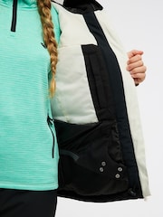 Roxy Black/White Astral Peak Technical Snow Jacket - Image 5 of 13