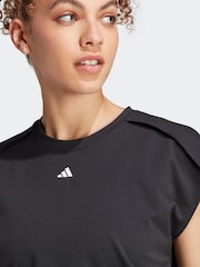 adidas Black Power Aeroready Crop Tank Top - Image 6 of 8