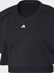 adidas Black Power Aeroready Crop Tank Top - Image 7 of 8