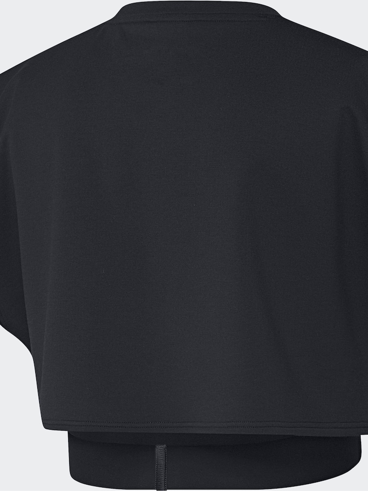 adidas Black Power Aeroready Crop Tank Top - Image 8 of 8