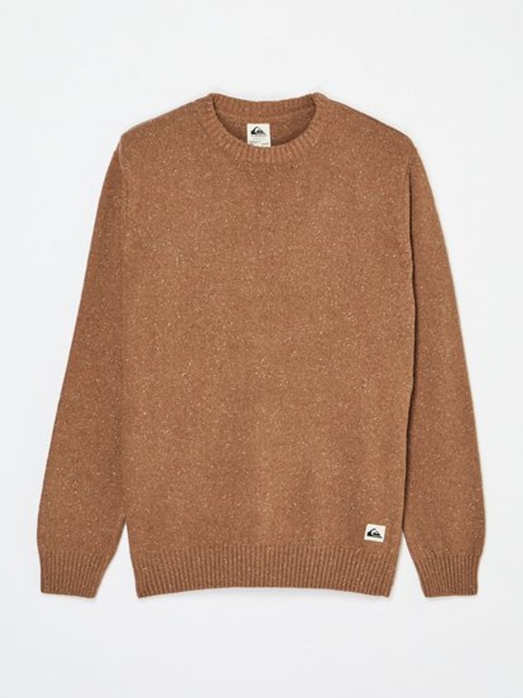 Quiksilver Brown Slow Song Neppy Jumper - Image 1 of 3