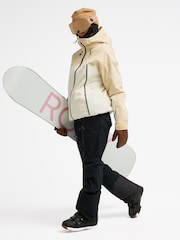 Roxy Yellow/White Ice Bounded Technical Snow Jacket - Image 3 of 4