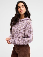 Roxy Purple Catching Air Hooded Jumper - Image 3 of 5
