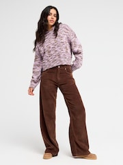 Roxy Purple Catching Air Hooded Jumper - Image 5 of 5