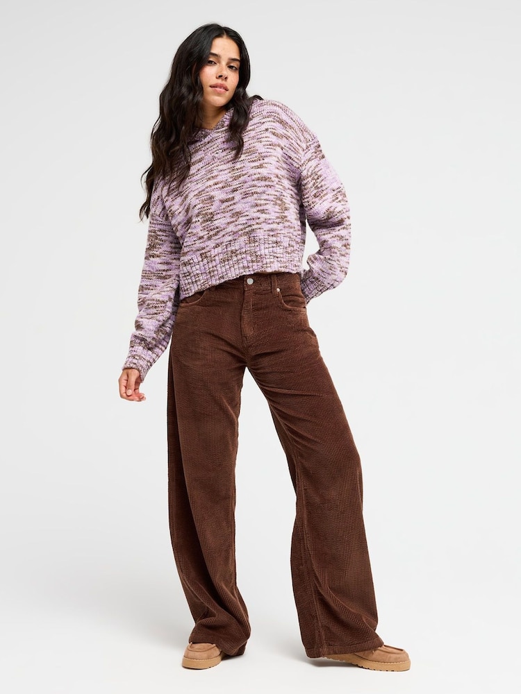 Roxy Purple Catching Air Hooded Jumper - Image 5 of 5