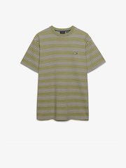 SUPERDRY Green Oversized Stripe T-Shirt - Image 6 of 8