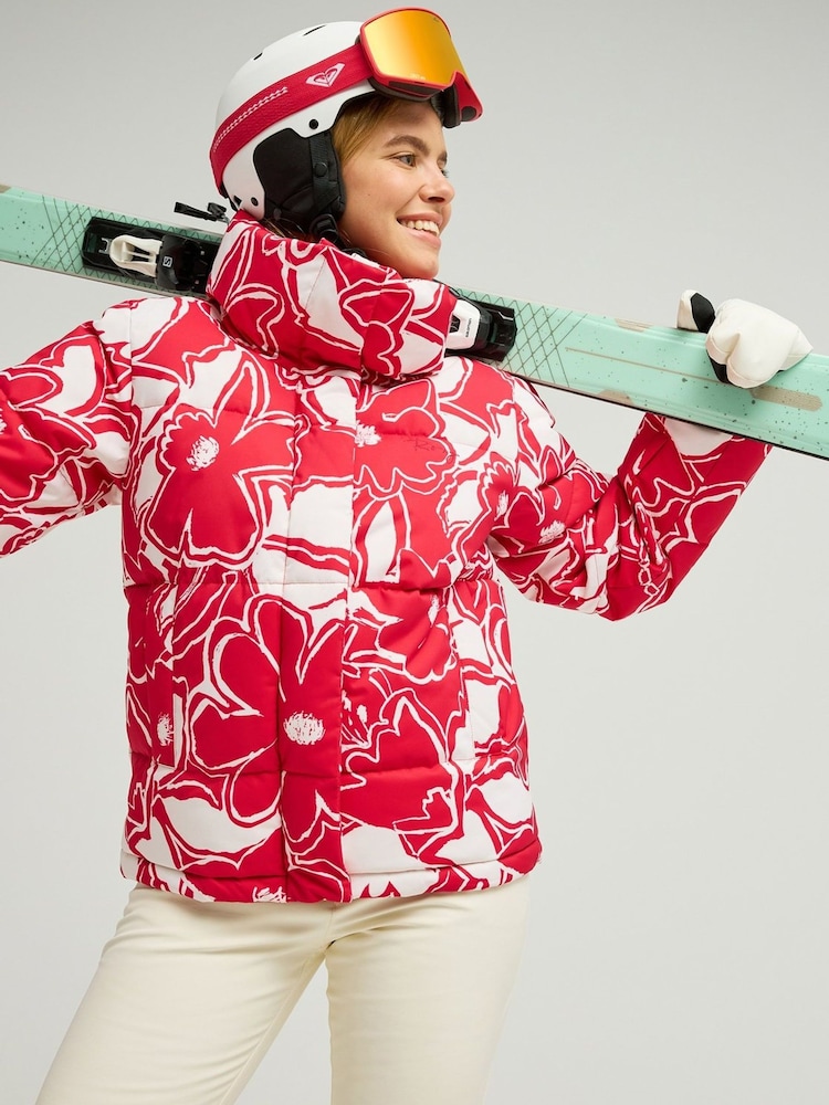 Roxy Pink Winter Rebel Technical Snow Jacket - Image 1 of 9
