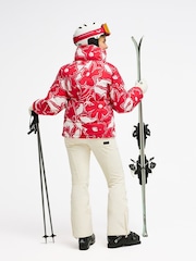 Roxy Pink Winter Rebel Technical Snow Jacket - Image 2 of 9