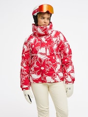 Roxy Pink Winter Rebel Technical Snow Jacket - Image 3 of 9