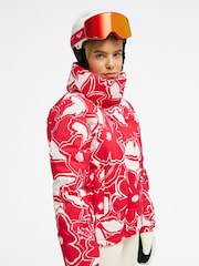 Roxy Pink Winter Rebel Technical Snow Jacket - Image 4 of 9