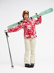 Roxy Pink Winter Rebel Technical Snow Jacket - Image 5 of 9