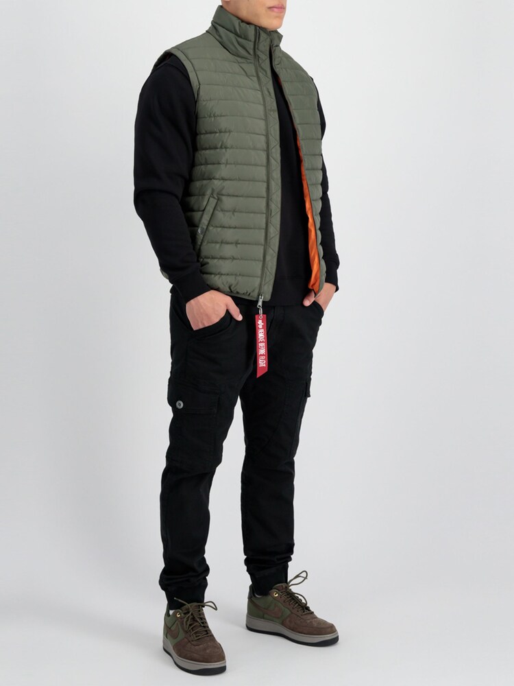 Alpha Industries Green Puffer Vest Jacket - Image 1 of 5
