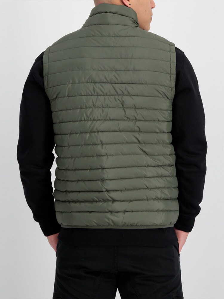 Alpha Industries Green Puffer Vest Jacket - Image 2 of 5