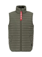 Alpha Industries Green Puffer Vest Jacket - Image 4 of 5