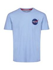 Alpha Industries Blue 100% Cotton Space Shuttle T-Shirt - Image 1 of 3