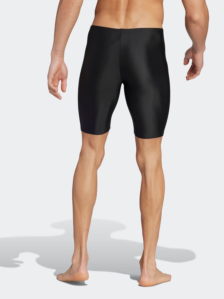 adidas Black Solid Swim Jammers - Image 2 of 6