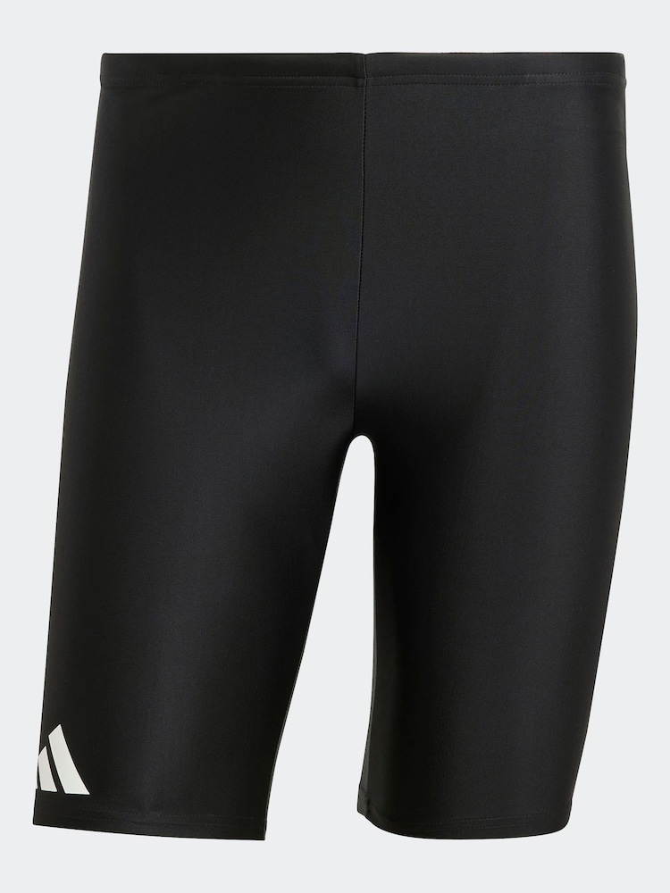 adidas Black Solid Swim Jammers - Image 6 of 6