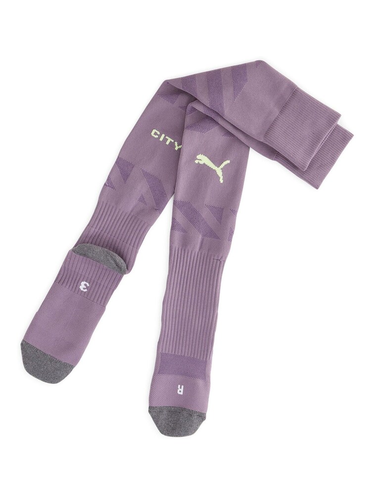 Puma Purple Manchester City Goalkeeper 2023-24 Socks - Image 1 of 1