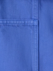 Mango Blue TIe Waist Denim Mini Skirt - Image 7 of 7