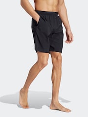 Svart - Adidas Solid CLX klassiska simshorts - Bild 3 av 6