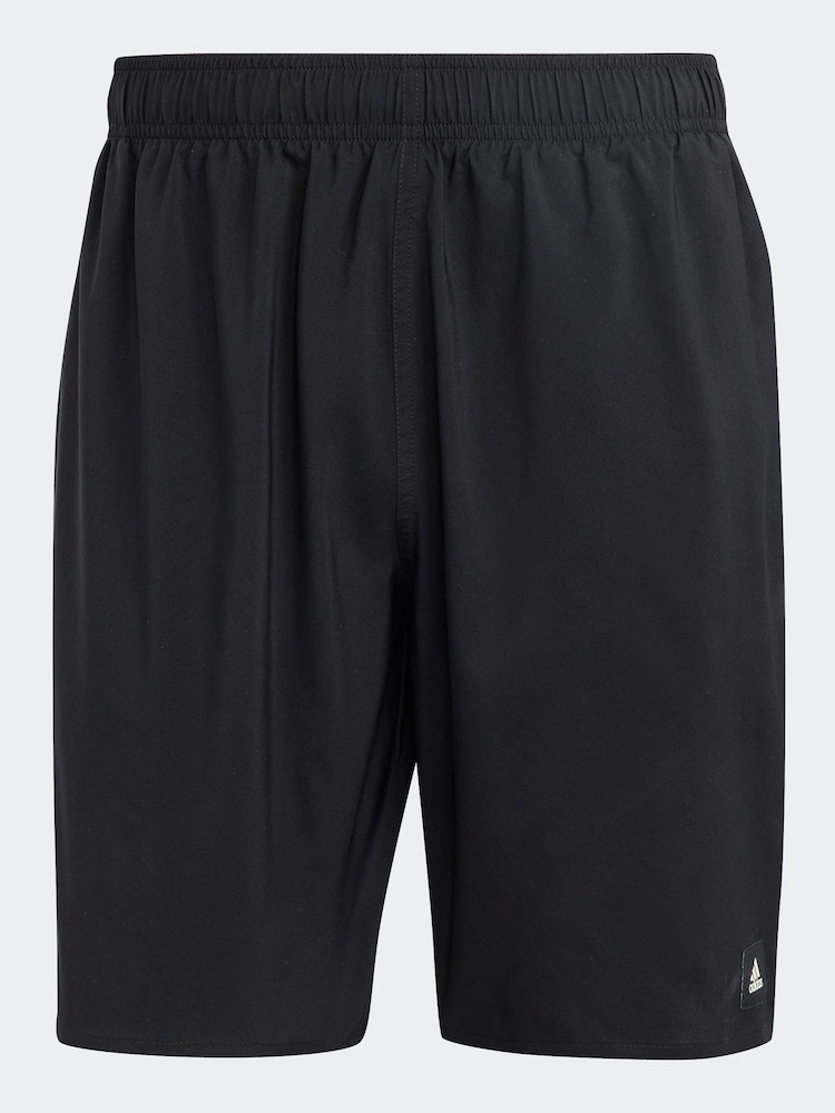 Svart - Adidas Solid CLX klassiska simshorts - Bild 6 av 6