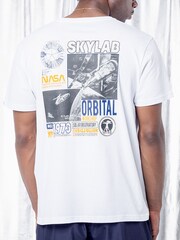 Alpha Industries White Skylab NASA T-Shirt - Image 2 of 6