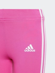 rožnata - Adidas Otroška športna oblačila Tiberio 3-črtast; progast Colorblock Fleece Leggings Set - Slika 12 iz 12