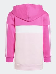 rožnata - Adidas Otroška športna oblačila Tiberio 3-črtast; progast Colorblock Fleece Leggings Set - Slika 9 iz 12