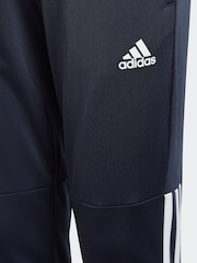 adidas Blue Kids Sportswear Tiberio 3-Stripes Colorblock Shiny Tracksuit - Image 14 of 14