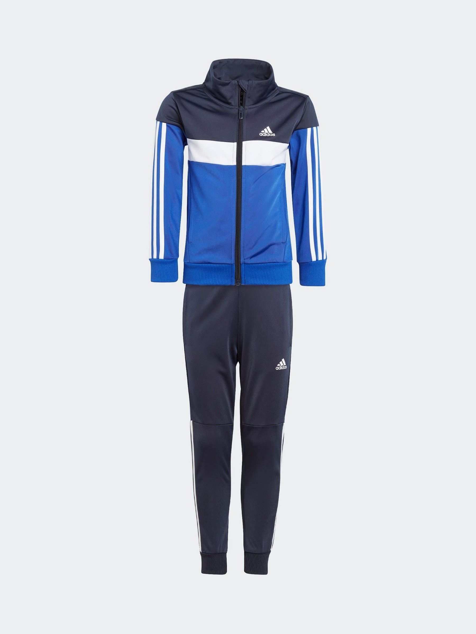 Buy adidas Blue Kids Sportswear Tiberio 3-Stripes Colorblock Shiny