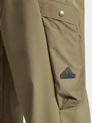adidas Green Sportswear City Escape Cargo Tracksuit Bottoms - Image 7 of 9