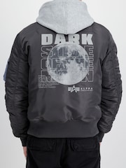 Alpha Industries MA-1 VF Dark Side Flight Hooded 100% Cotton Jacket - Image 2 of 5